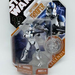 Star Wars 30th Anniversary Saga Legends 501st LEGION CLONE TROOPER New 2007 Coin